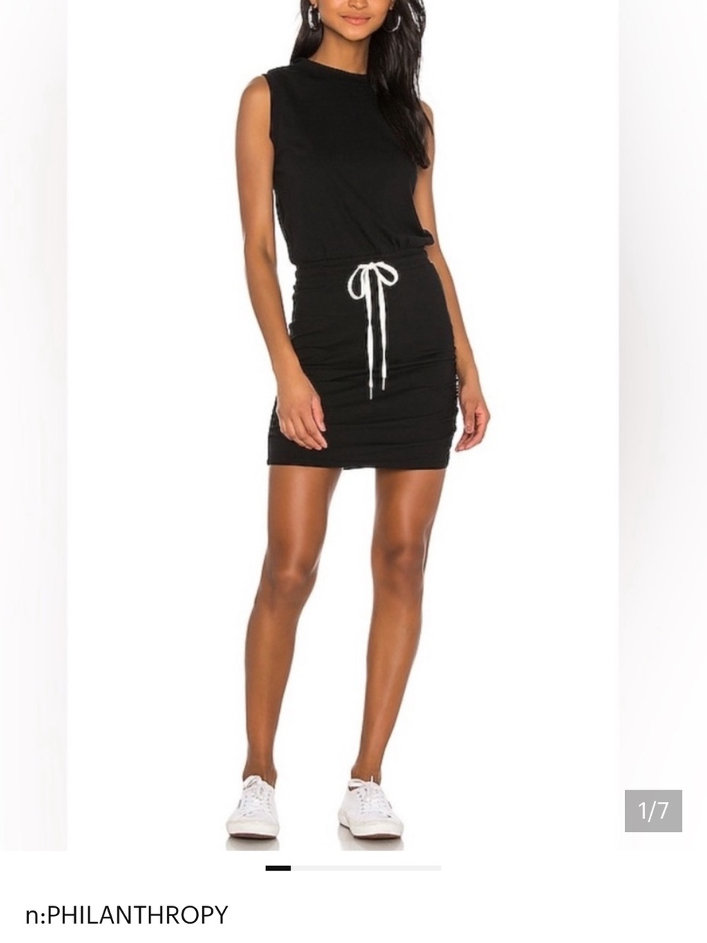 N:philanthropy Gazer Black Mini Dress- XS